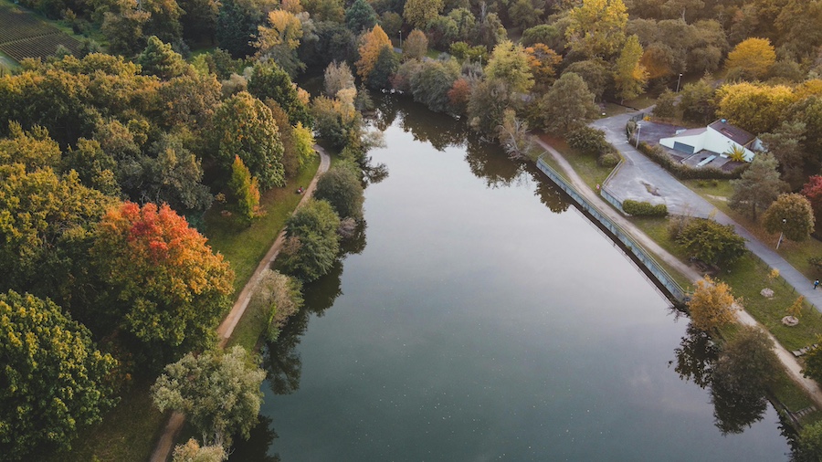 vue sur la garonne située à proximité de l'île d’arcins à bordeaux