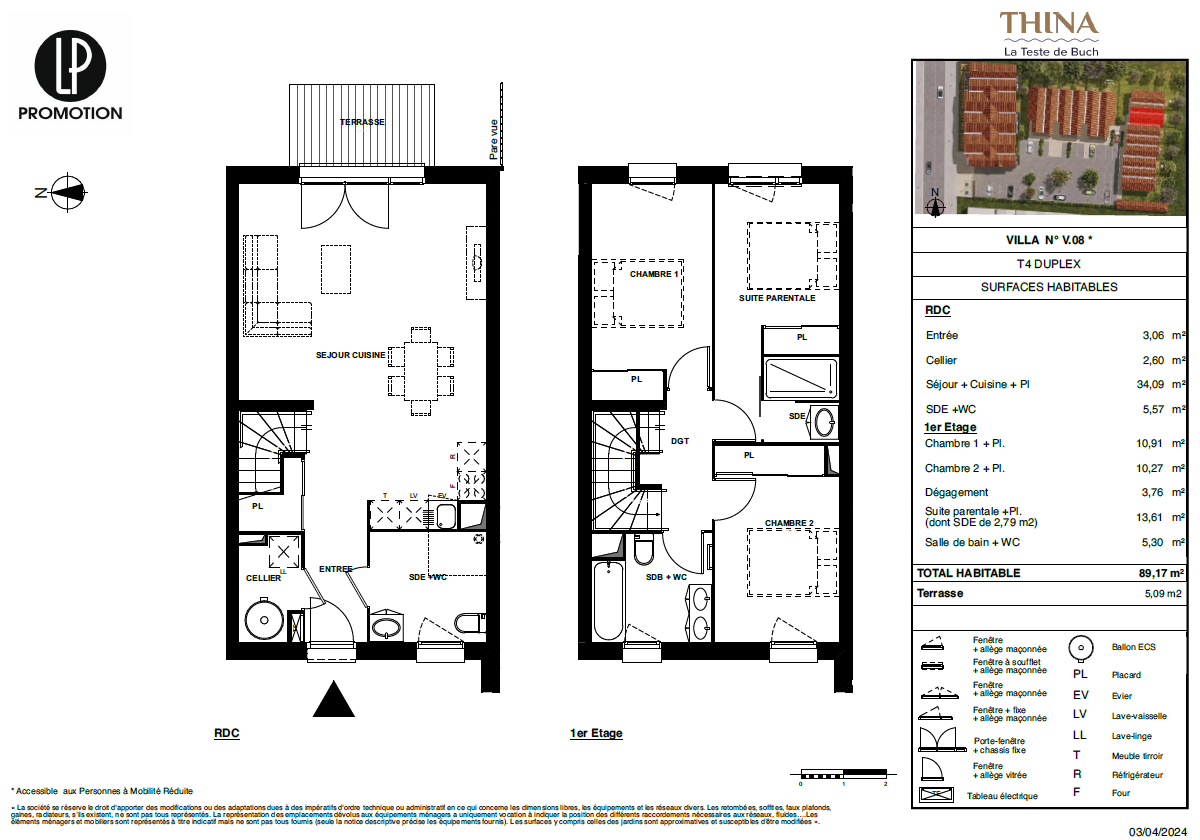 Plan logement des étages