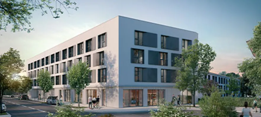 Visuel 3D de la façade de la résidence Studently Tarbes