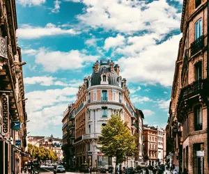 Vue aérienne de Toulouse