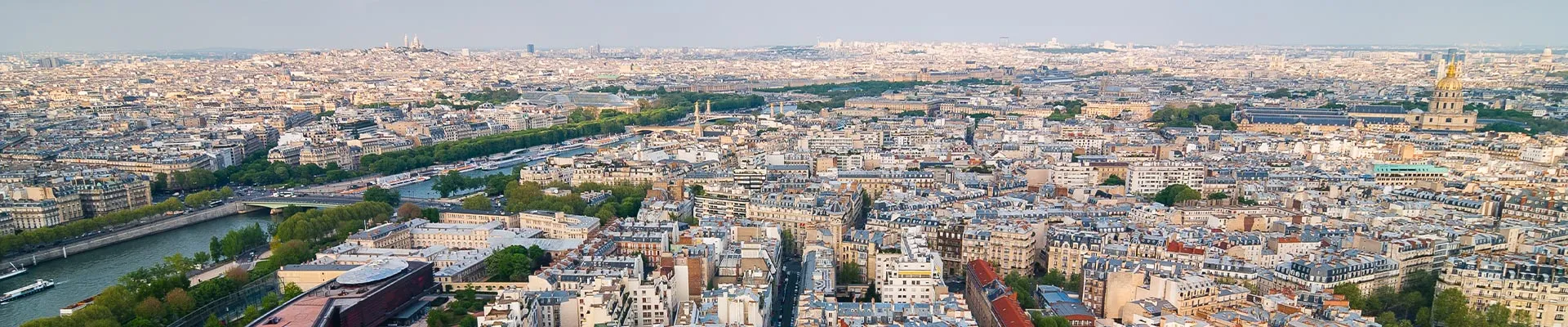 Photo aérienne des Hauts de Seine