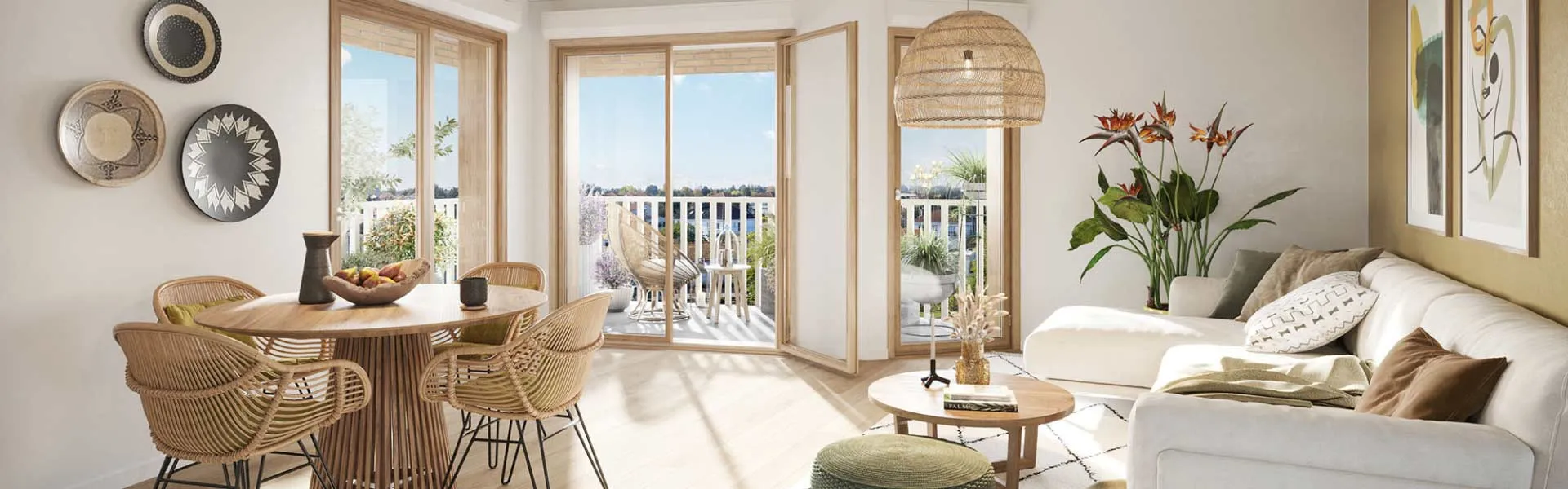 Interieur d'une maison neuve