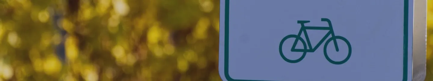 signalétique de la piste cyclable à Parempuyre 
