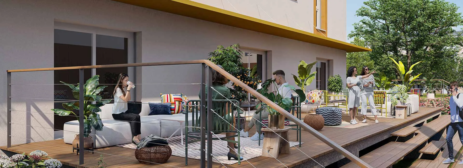 Terrasse Studently Agen