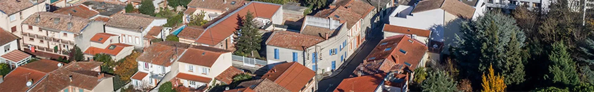Vue aérienne du quartier autour de la résidence L'Écrin de Martin