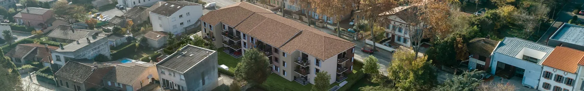 Vue aérienne de la résidence Bella Ciutat