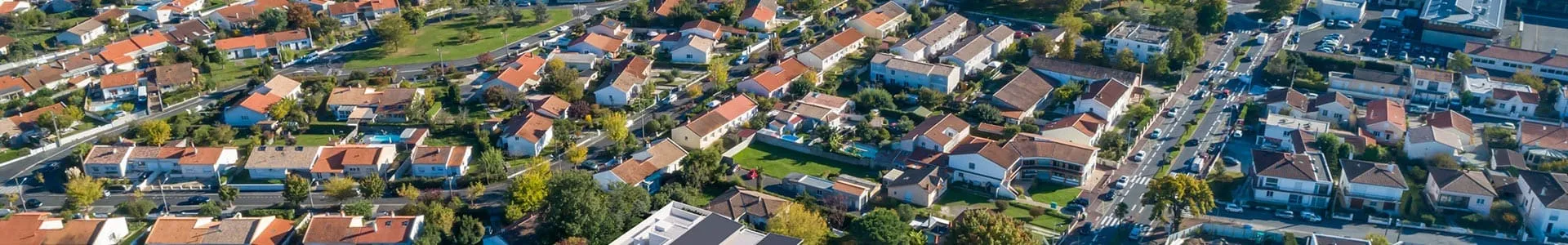 Vue aérienne de la résidence Cedrabella