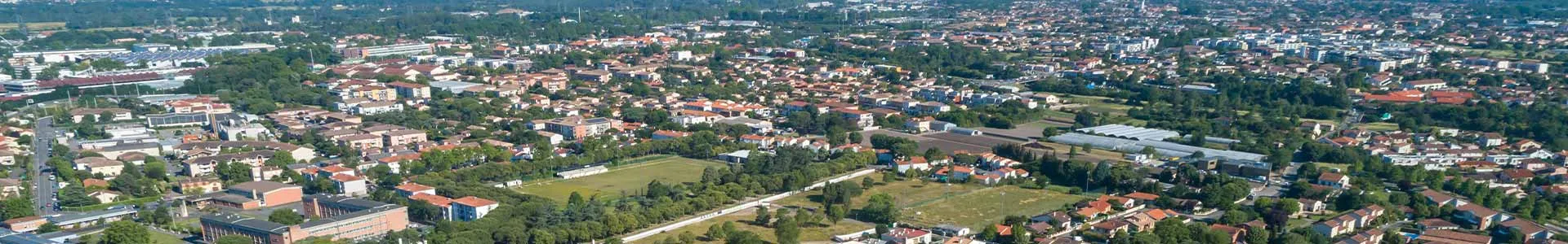 Vue aérienne quartier résidence Urban Botany