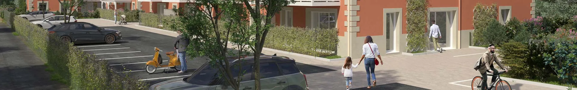 Vue du quartier de la résidence Primerose à Gujan-Mestras