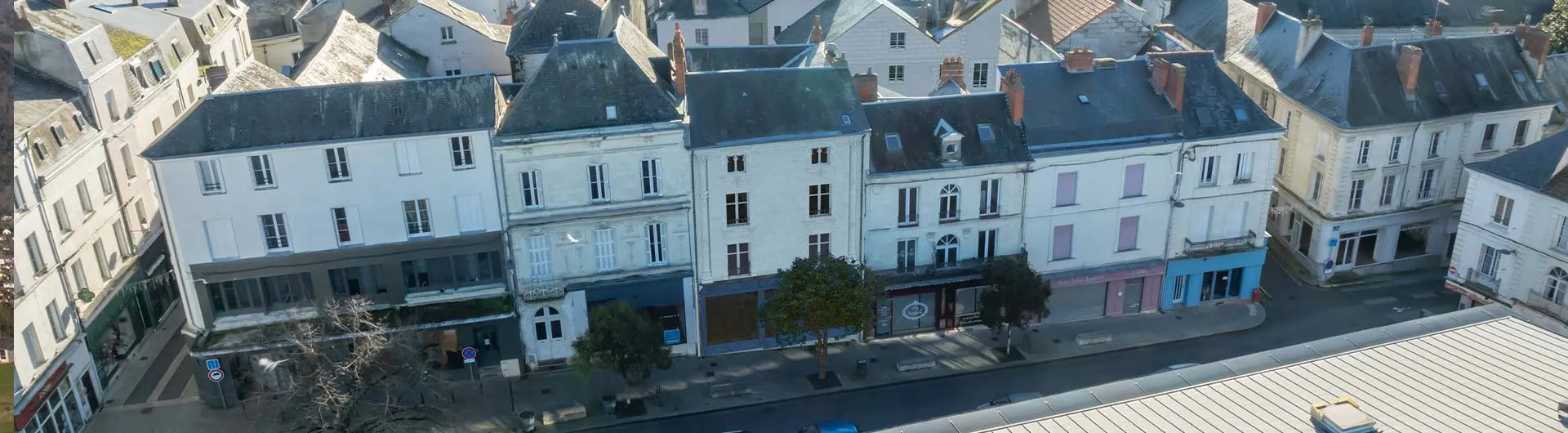 Vue aérienne de la résidence Cour Dupleix