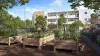 Visuel 3D du potager partagé de la résidence Serenly La Rochelle