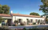 Visuel 3D façade de la résidence de Bois-Plage-en-Ré