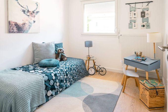 Villa neuve à Cessy - maison témoin chambre enfant