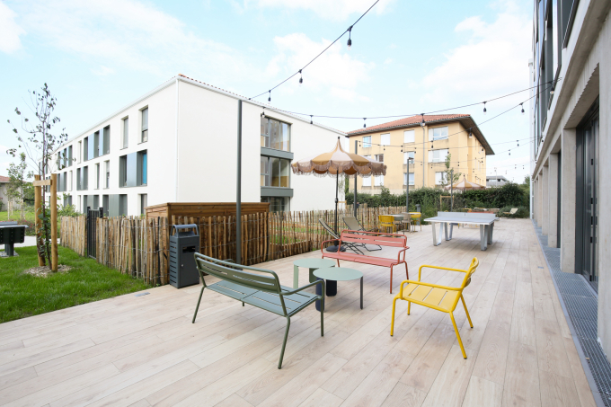 Extérieur terrasse Studently Tarbes