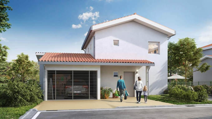 Vue 3D garage Villas Filao