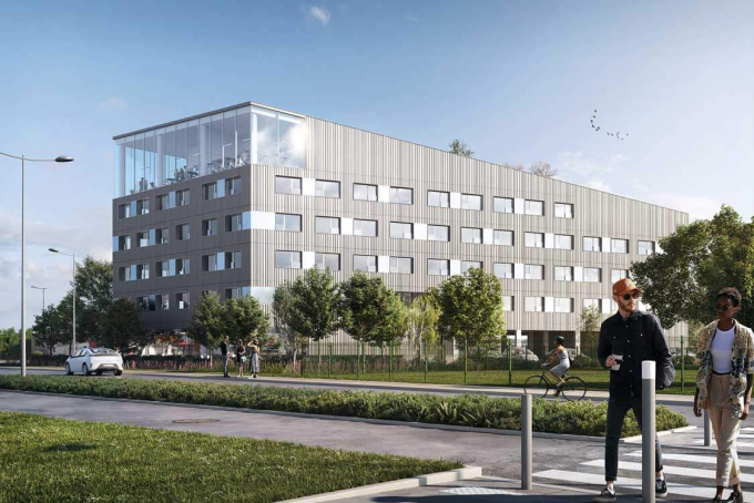 Perspective 3D vue rue - Le 315