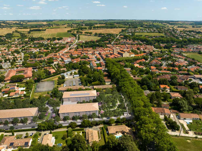 Vue aérienne - Serenly Baziège