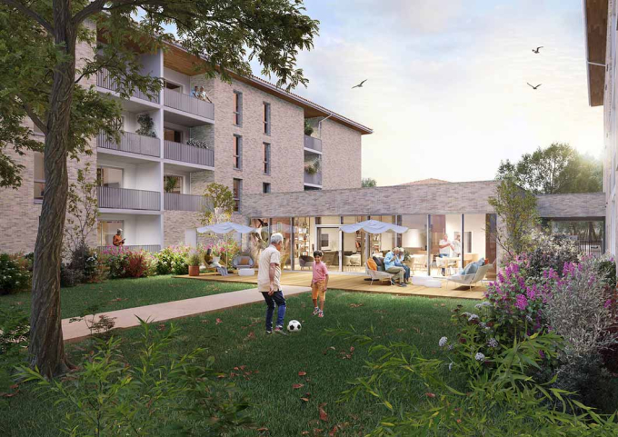 Vue terrasse commune - Serenly Baziège