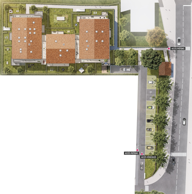 Plan de masse Les Jardins de la Bastide