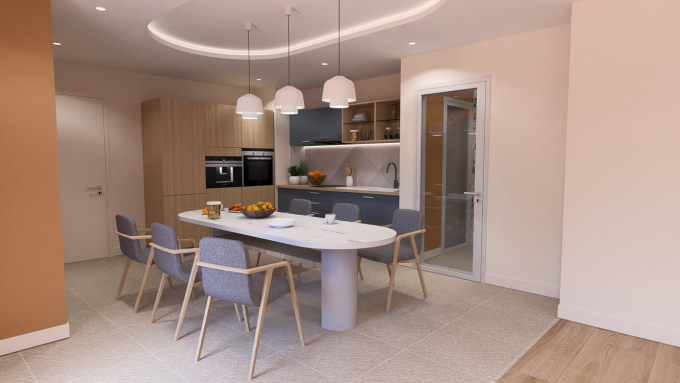 3D Espace Cuisine commune Blanquefort- 2