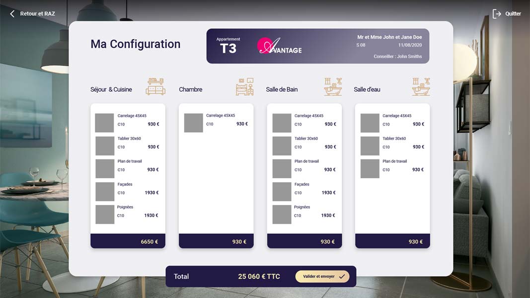 accompagnement client configurateur logement neuf 5 panier