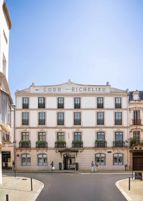 3D de la façade de la résidence Cour Richelieu