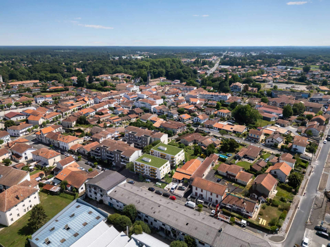 Vue aérienne de la résidence Villa Serenly
