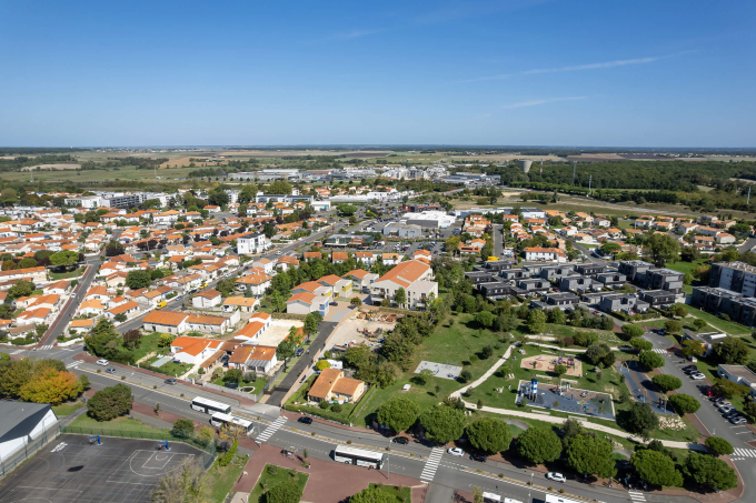 Vue aérienne de la résidence Eclat Marin à Royan