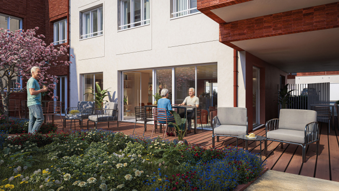 3D terrasse Villas Serenly Saint-Jean