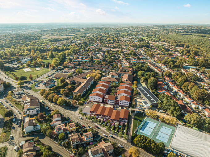 Vue aérienne Villas Serenly Saint-Jean