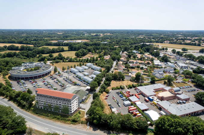 Vue aérienne Studently La roche-sur-yon
