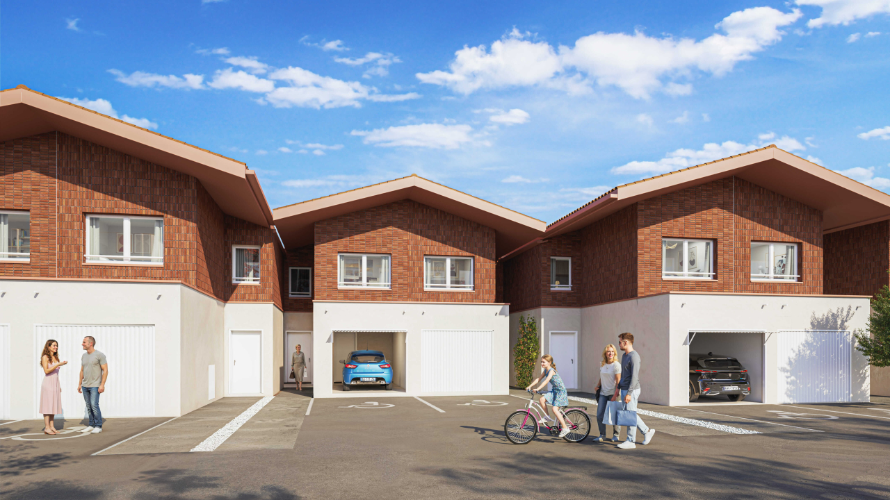 3D extérieure de Villas Roseaux à Saint-Jean