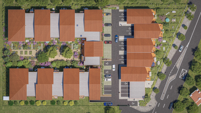 Plan masse de Villas Roseaux à Saint-Jean