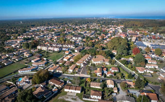 Vue insertion Villas Plume au Teich