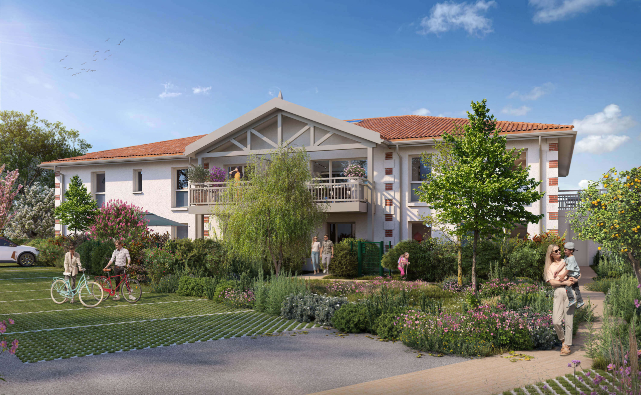 3D Résidence Villas Plume au Teich