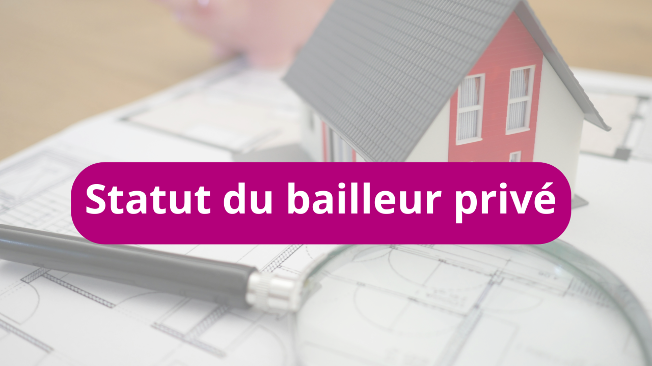 Statut du bailleur privé