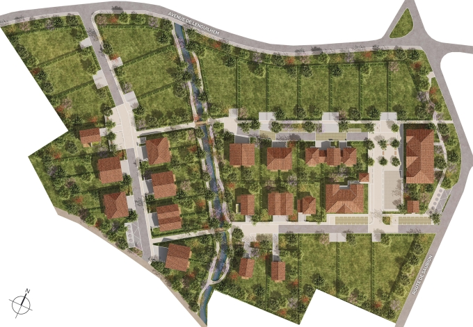 Plan de masse Terre des Landes Seignosse