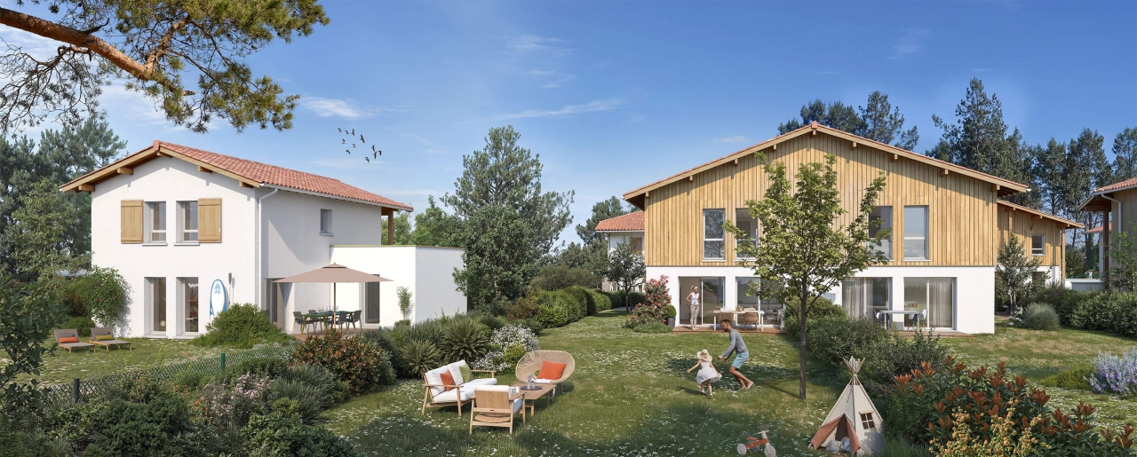 3D Jardin Terre des Landes Seignosse