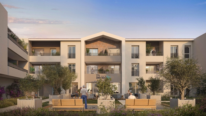 3D espace commun Villa Serenly Agde