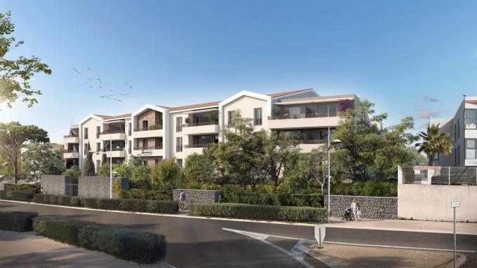 Vue rue Villa Serenly Agde