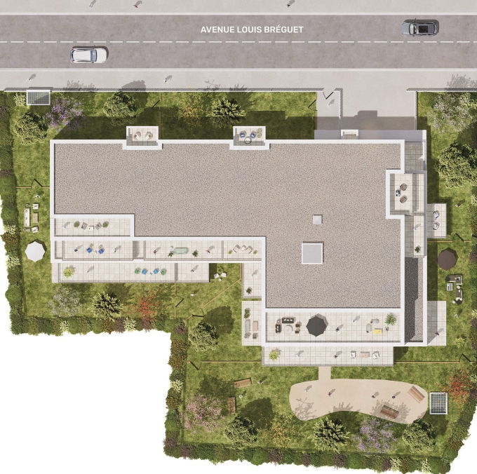 Plan de masse Carré Ormeau