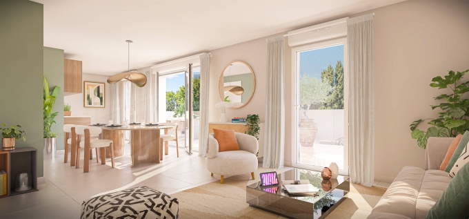 3D intérieur Carré Ormeau