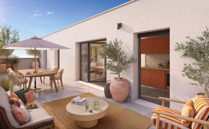 3D terrasse Carré Ormeau