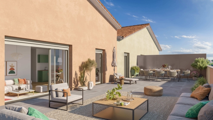 3D terrasse RIves du Canal Portiragnes