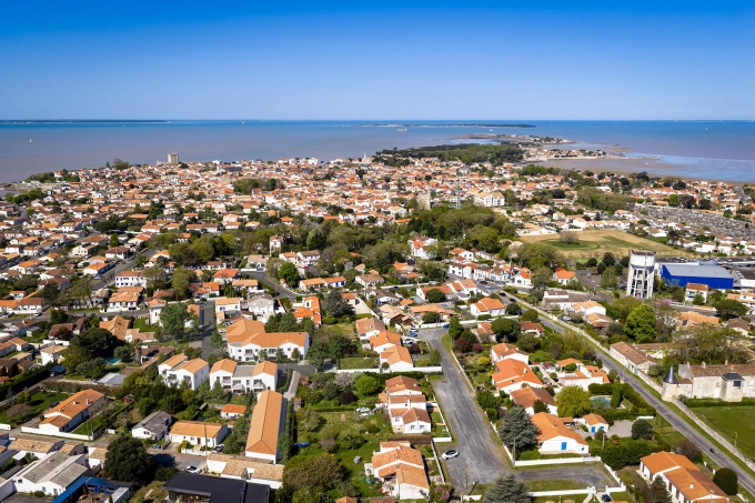 Vue aérienne Fouras