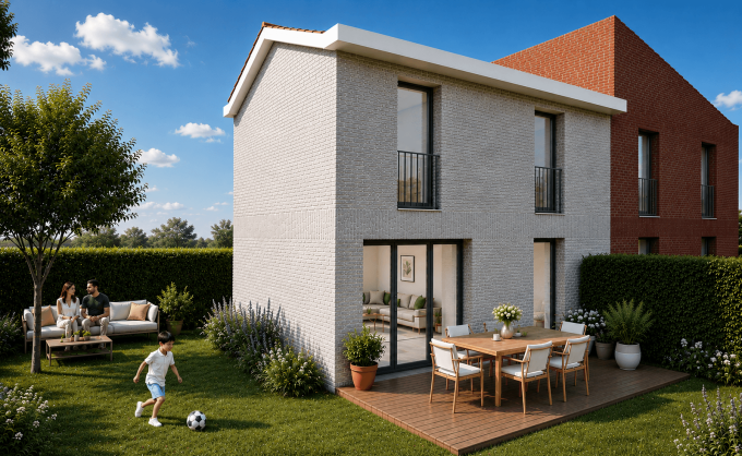 Villa neuve avec jardin à Toulouse - Aérovel