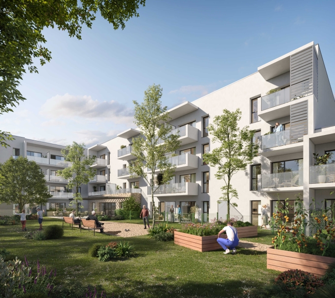 Investissement LMNP - Résidence séniors Buxerolles, extérieur