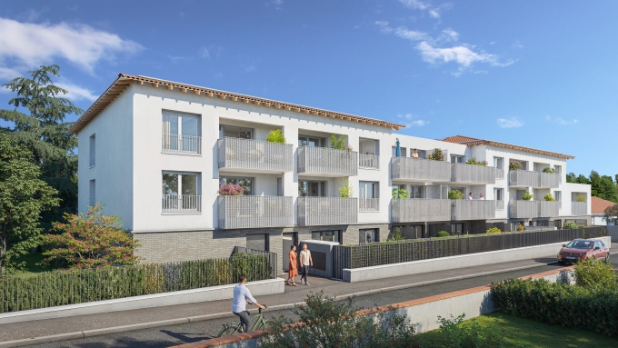 Façade appartement neuf Toulouse - Argoulets